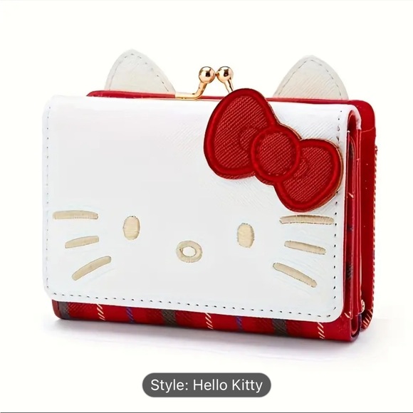 🆕 Hello Kitty, Kuromi and My Melody Wallet Coin Purse Snap Closure - NIB - Picture 2 of 11